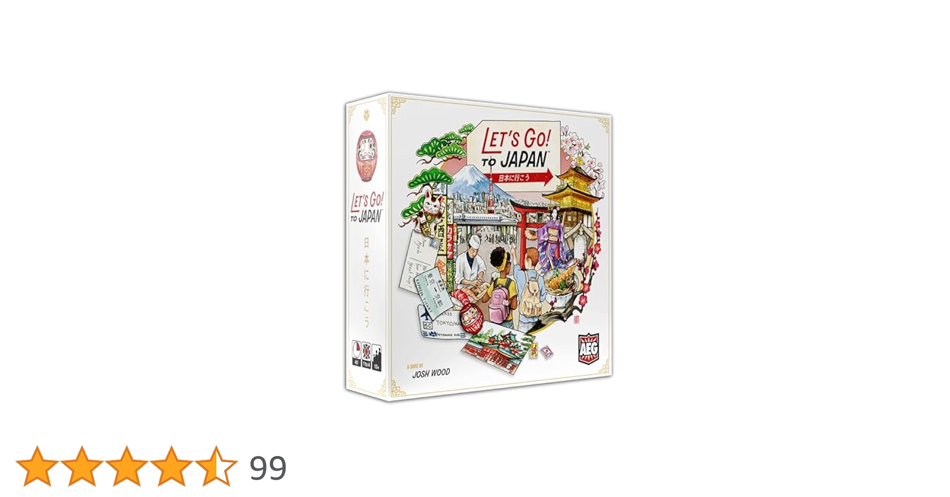 LET'S GO! JAPAN ボードゲーム AEG Let's Go! To Japan from AEG by Alderac Entertainment Group